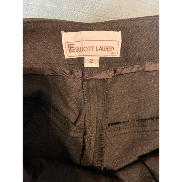 Elliott Lauren Womens Dress Pants Size 2 Gray Slim Fit Career Academia - Picture 3 of 10